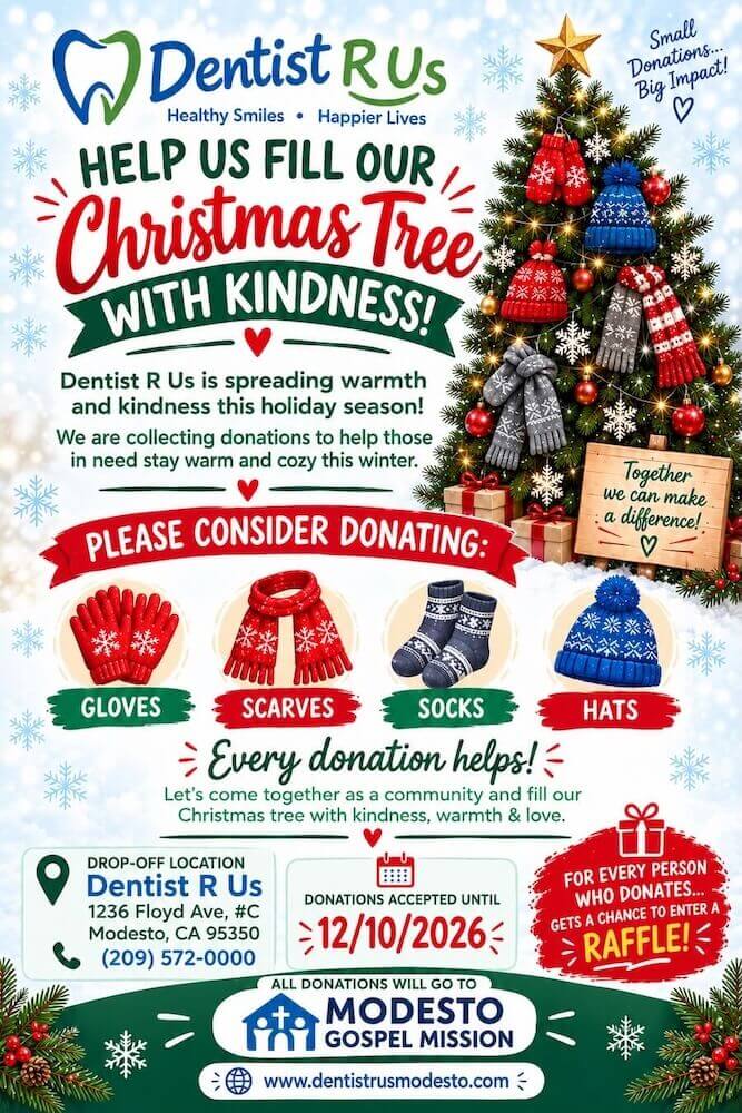 Dentistry Holiday Giving Tree in Modesto
